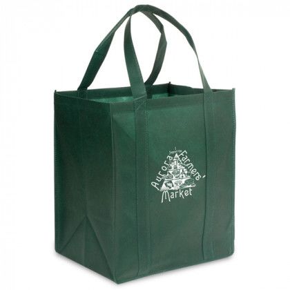 Large Heavy Duty Enviro-Shopper - Hunter green